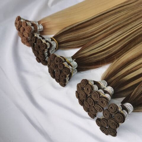 hand tied weft hair extensions